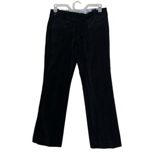 Old Navy Black Velvet Bootcut Pants Women’s 10 Classic Velvet Velour Dress Pants